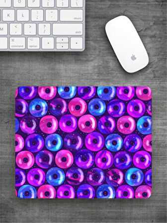 DONUT Baskılı Dikdörtgen Mouse Pad BSKBZR