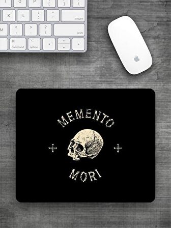 MEMENTO MORI Baskılı Dikdörtgen Mouse Pad BSKBZR