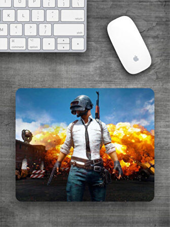 PUBG Baskılı Dikdörtgen Mouse Pad BSKBZR