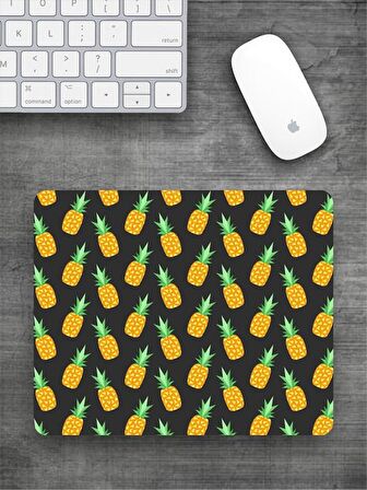 ANANAS Baskılı Dikdörtgen Mouse Pad BSKBZR