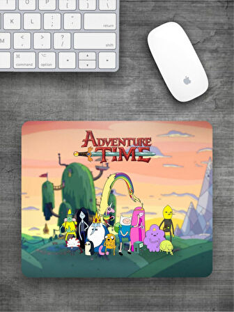 ADVENTURE TIME Baskılı Dikdörtgen Mouse Pad BSKBZR