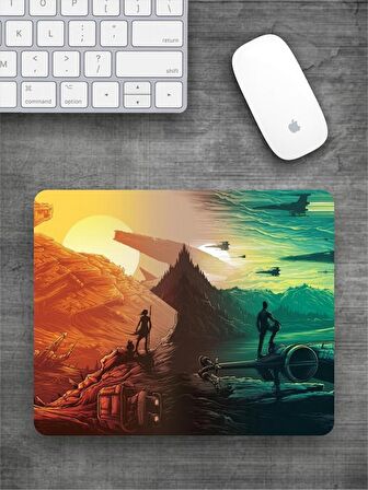 ILLUSTRASYON Baskılı Dikdörtgen Mouse Pad BSKBZR