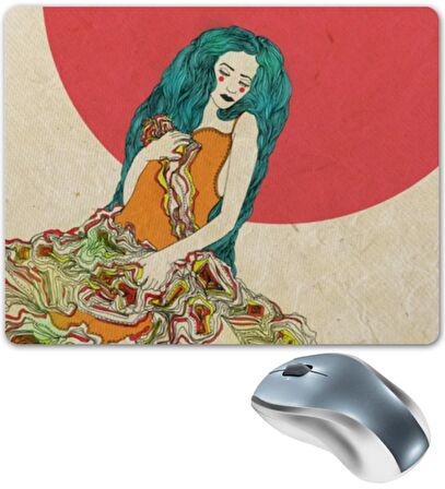 ILLUSTRASYON Baskılı Mouse Pad BaskıBazar