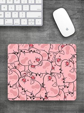 DOMUZCUKLAR Baskılı Dikdörtgen Mouse Pad BSKBZR