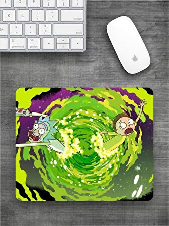 Rick ve Morty Baskılı Dikdörtgen Mouse Pad BSKBZR