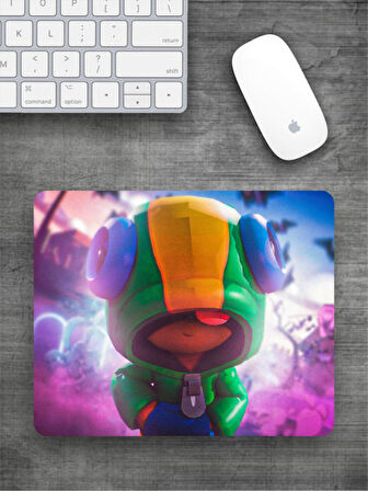 BRAWL STARS Baskılı Dikdörtgen Mouse Pad BSKBZR