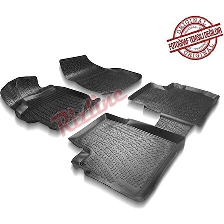 Rizline Volkswagen Caddy 2010-2015 3D Havuzlu Paspas