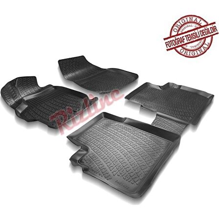 Rizline Volkswagen Yeni Jetta 2011 Sonrası 3D Havuzlu Paspas