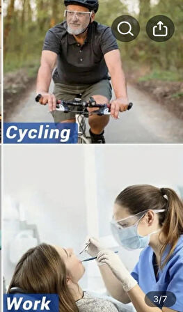 Kristal şeffaf Unisex Yüz Maskesi 