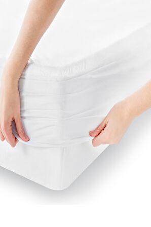 Bebesi 90x190 Cm Fitted Alez Pamuk Sıvı Geçirmez Tek Kişilik Alez