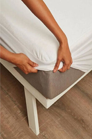 Bebesi 90x190 Cm Fitted Alez Pamuk Sıvı Geçirmez Tek Kişilik Alez