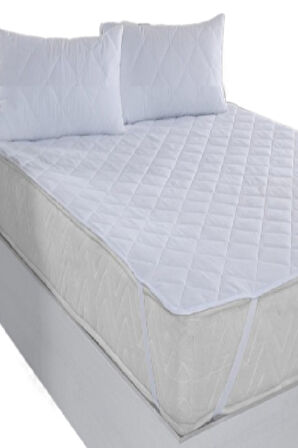 Bebesi Kapitoneli Sıvı Geçirmez Alez 120x200 Cm Tek Kişilik Köşe Lastikli