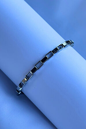 El İşçiliği ile Üretilmiş Paslanmaz Çelik Erkek Bileklik