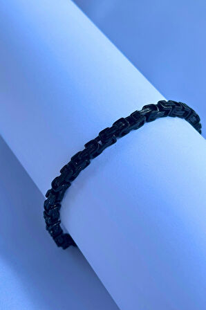 El İşçiliği ile Üretilmiş Paslanmaz Çelik Erkek Bileklik