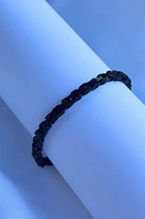 El İşçiliği ile Üretilmiş Paslanmaz Çelik Erkek Bileklik