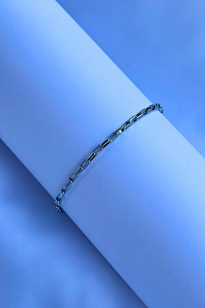 El İşçiliği ile Üretilmiş Paslanmaz Çelik Erkek Bileklik