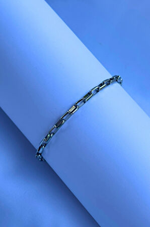 El İşçiliği ile Üretilmiş Paslanmaz Çelik Erkek Bileklik