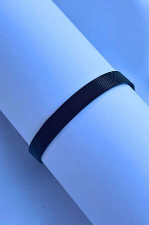 El İşçiliği ile Üretilmiş Milanese Örgü Çelik Erkek Bileklik