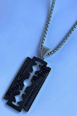 Jilet El İşçiliği Paslanmaz Çelik Zincir Erkek Kolye