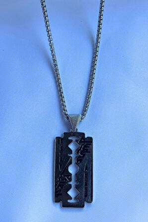 Jilet El İşçiliği Paslanmaz Çelik Zincir Erkek Kolye