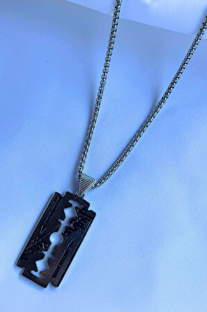 Jilet El İşçiliği Paslanmaz Çelik Zincir Erkek Kolye