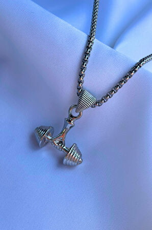 Dambıl El İşçiliği Paslanmaz Çelik Zincir Erkek Kolye