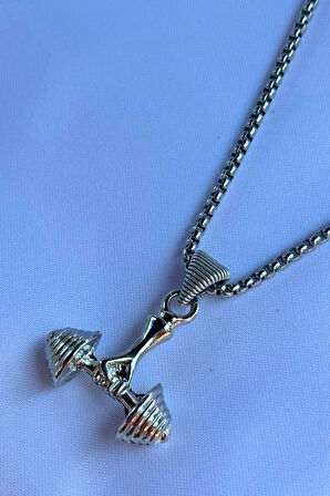 Dambıl El İşçiliği Paslanmaz Çelik Zincir Erkek Kolye