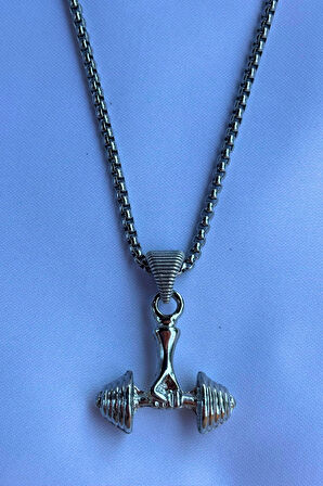 Dambıl El İşçiliği Paslanmaz Çelik Zincir Erkek Kolye