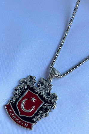 Türkiye El İşçiliği Paslanmaz Çelik Zincir Erkek Kolye