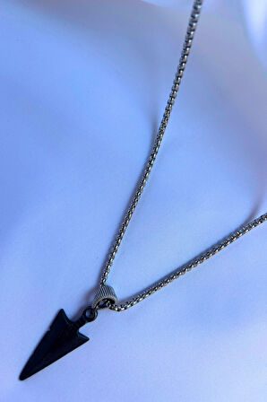 Mızrak El İşçiliği Paslanmaz Çelik Zincir Erkek Kolye