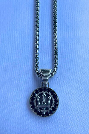 Mızrak El İşçiliği Paslanmaz Çelik Zincir Erkek Kolye