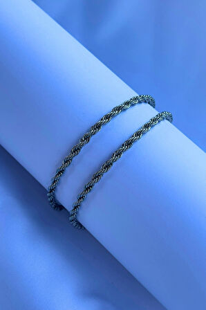 El İşçiliği Paslanmaz Çelik Zincir Erkek Kolye