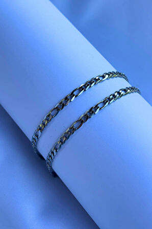 El İşçiliği Paslanmaz Çelik Zincir Erkek Kolye