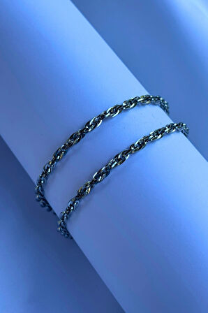 El İşçiliği Paslanmaz Çelik Zincir Erkek Kolye