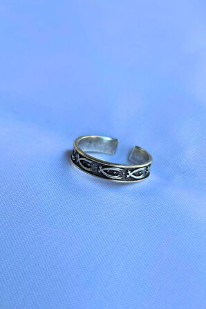 Kılıç Özel Tasarım Maskülen Ayarlanabilir Erkek Yüzük