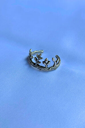 Taç Özel Tasarım Maskülen Ayarlanabilir Erkek Yüzük