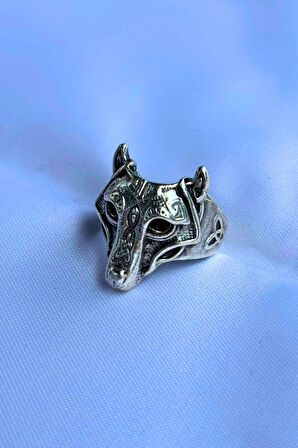 Kurt Özel Tasarım Maskülen Ayarlanabilir Erkek Yüzük