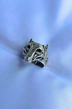 Kurt Özel Tasarım Maskülen Ayarlanabilir Erkek Yüzük