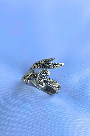 Kılıç Özel Tasarım Maskülen Ayarlanabilir Erkek Yüzük