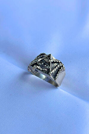 Göz Özel Tasarım Maskülen Ayarlanabilir Erkek Yüzük