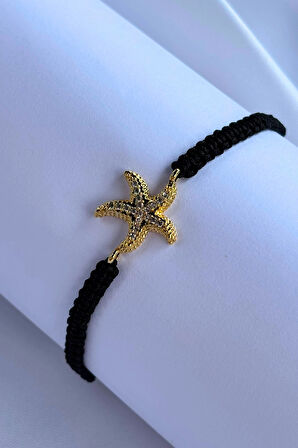 Deniz Yıldızı El Yapımı Ayarlanabilir Tasarım Kadın Bileklik