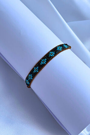 Desenli Miyuki El Yapımı Tasarım Kadın Bileklik