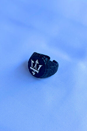 Mızrak Figürlü Özel Tasarım Maskülen Ayarlanabilir Erkek Yüzük