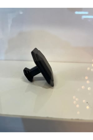 Begonya Metal Düğme Kulp Mat Siyah Dolap Kapak Tv Ünite Modern Çekmece Mobilya Komodin Tek Delikli