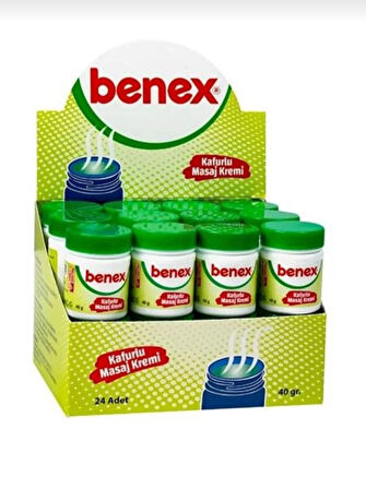 Benex Kafurlu Masaj Kremi (Vikis) 40gr