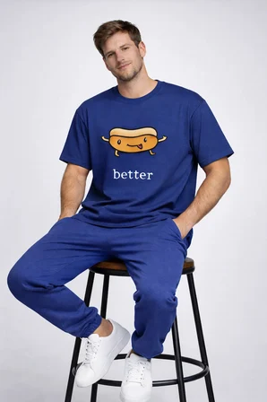Better Together Baskılı Sevgili Kombini Çift Tişört Oversize Unisex Çift Kombin