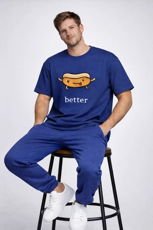 Better Together Baskılı Sevgili Kombini Çift Tişört Oversize Unisex Çift Kombin
