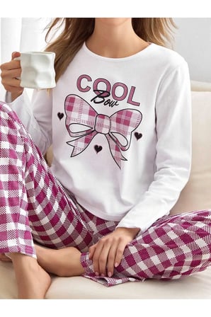 Pamuklu Kadın Pijama Takımı