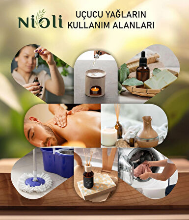 	Nioli Beyaz Sabun Esansiyel Uçucu Yağ Buhurdanlık Yağı Aromaterapi Yağı 30 ML