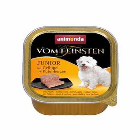 Vom Feinsten Kümes Hayvanlı ve Hindi Yürekli Yavru Köpek Konservesi 150 Gr